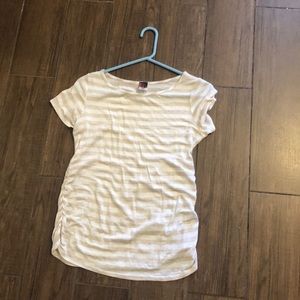 Striped maternity top